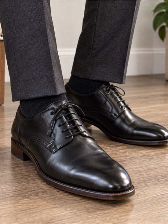 Johnston & Murphy Other - Johnston & Murphy J&M 1850 Black Leather Oxford Dress Shoes Sz 10 NWOT